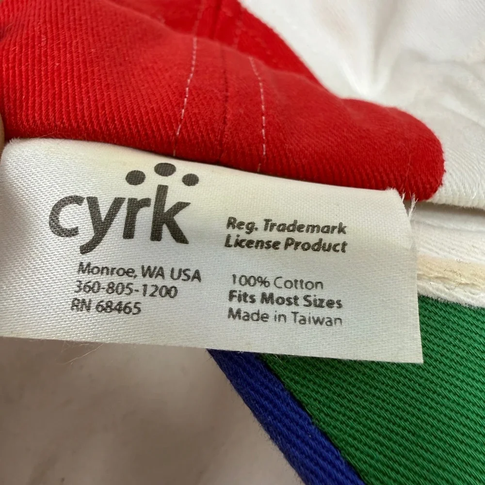 Vintage Peterbilt Trucker Hat Cyrk Red White Blue Stars Patriotic Snapback Cap